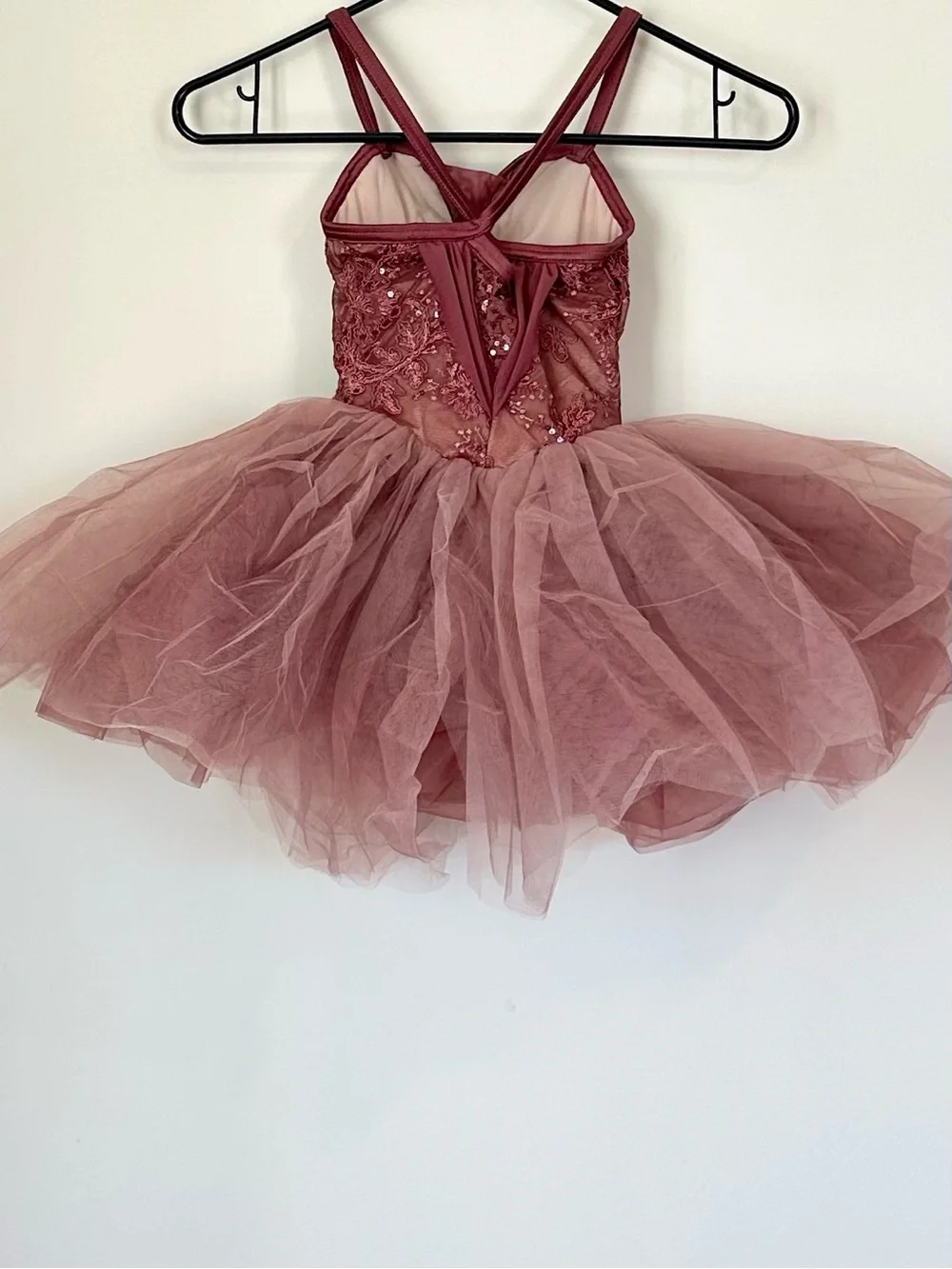 Weissman La Vie En Rose Sequin Tulle Ballet Dress in Rosewood - Size: SC (6/6X)